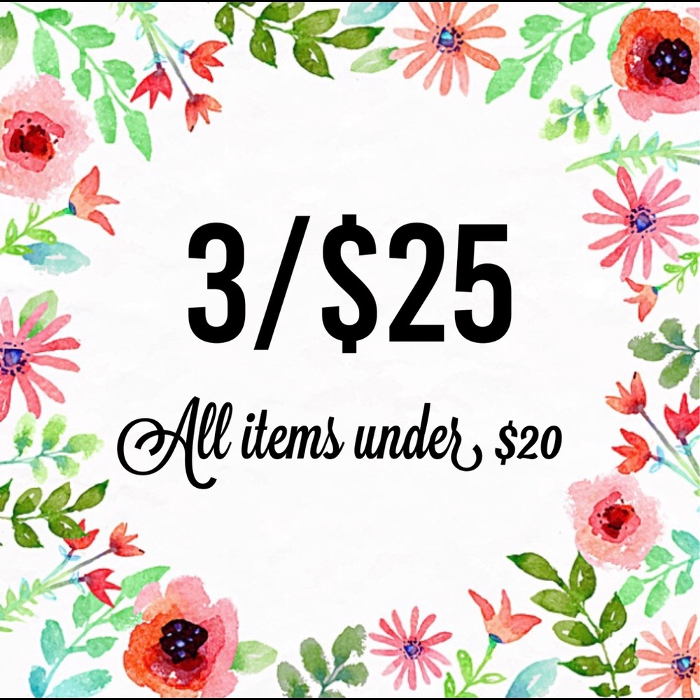 Spring Deal! Bundle 3/$25